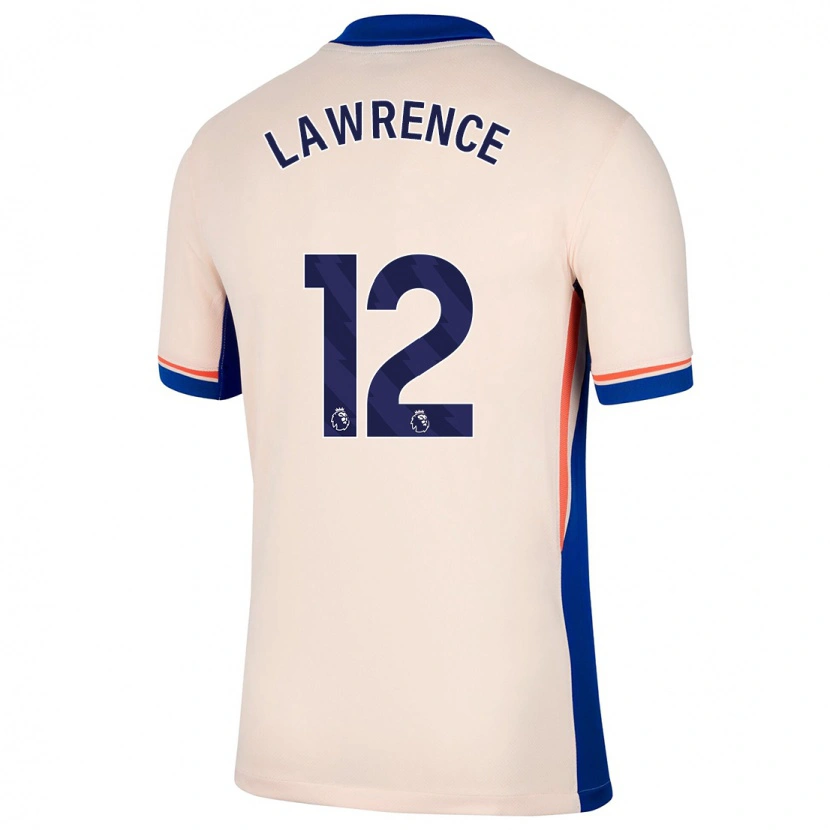 Danxen Mujer Camiseta Ashley Lawrence #12 Beige Claro 2ª Equipación 2024/25 La Camisa México