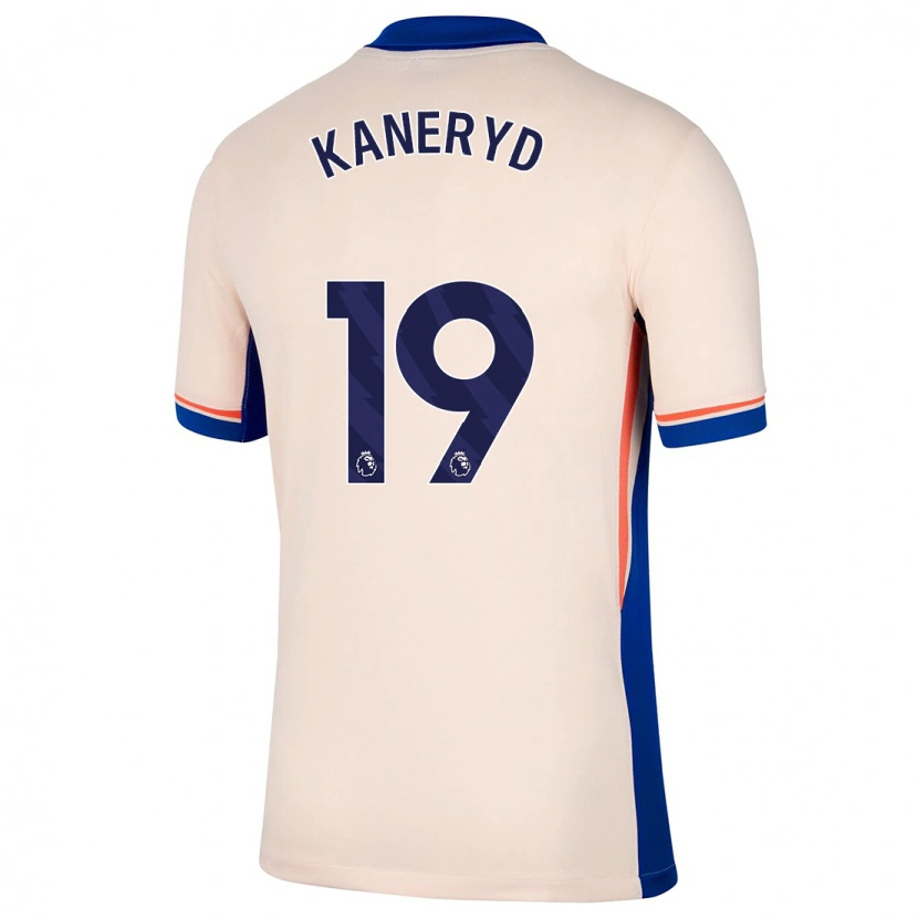 Danxen Mujer Camiseta Johanna Rytting Kaneryd #19 Beige Claro 2ª Equipación 2024/25 La Camisa México