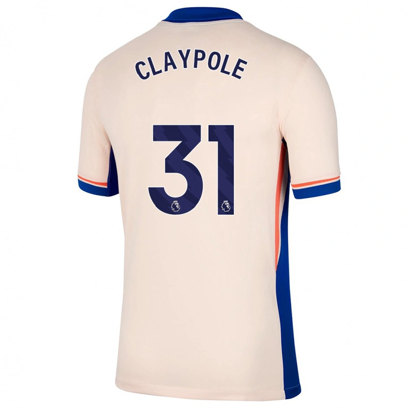 Danxen Mujer Camiseta Aimee Claypole #31 Beige Claro 2ª Equipación 2024/25 La Camisa México