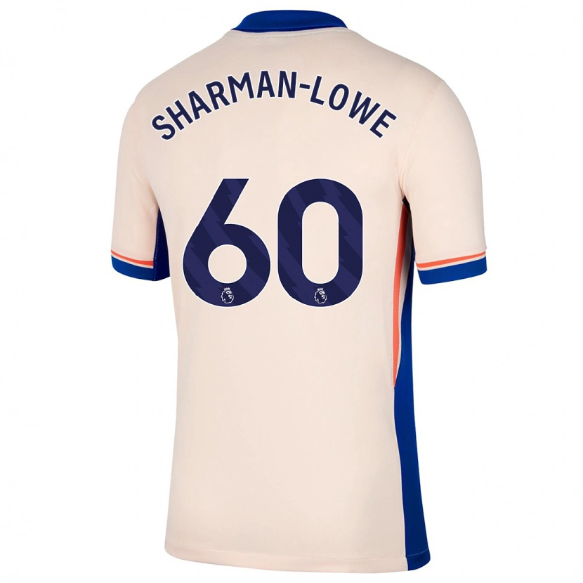 Danxen Mujer Camiseta Teddy Sharman-Lowe #60 Beige Claro 2ª Equipación 2024/25 La Camisa México