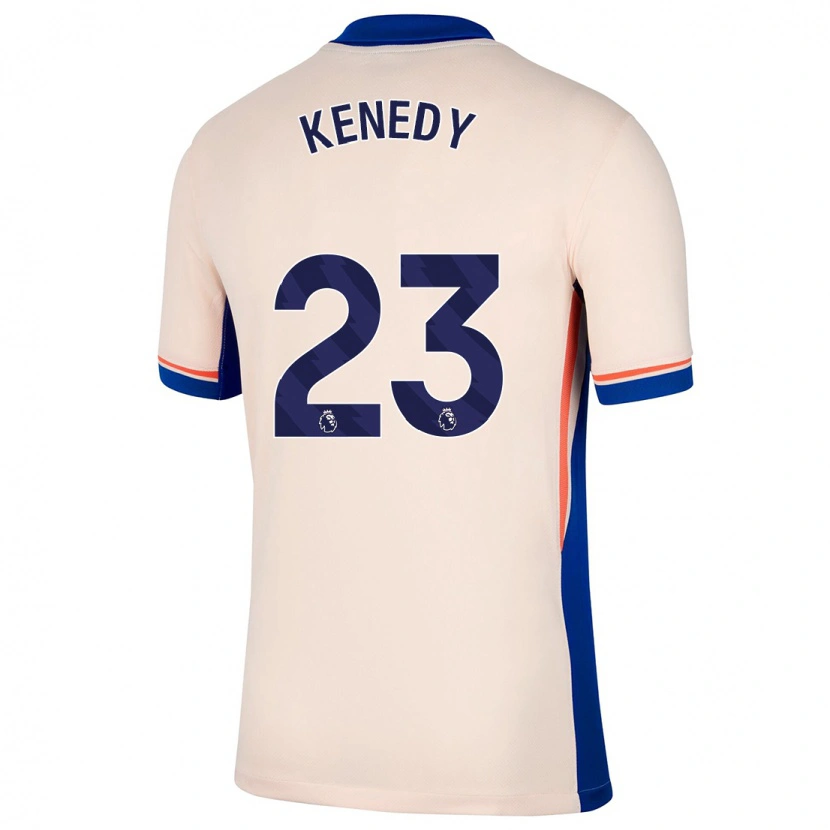 Danxen Mujer Camiseta Robert Kenedy #23 Beige Claro 2ª Equipación 2024/25 La Camisa México