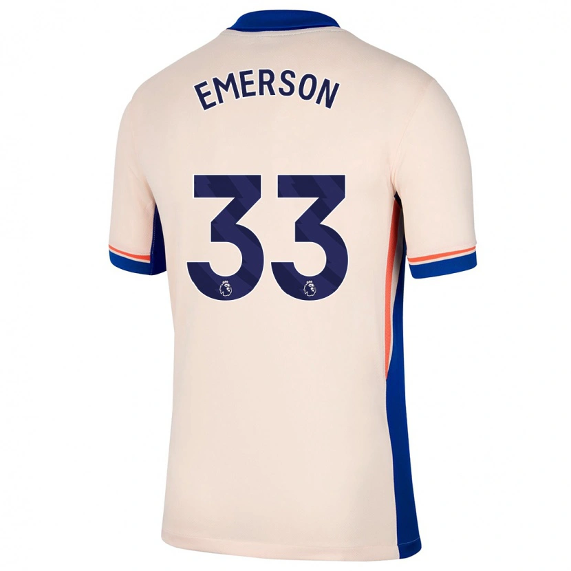 Danxen Mujer Camiseta Emerson #33 Beige Claro 2ª Equipación 2024/25 La Camisa México