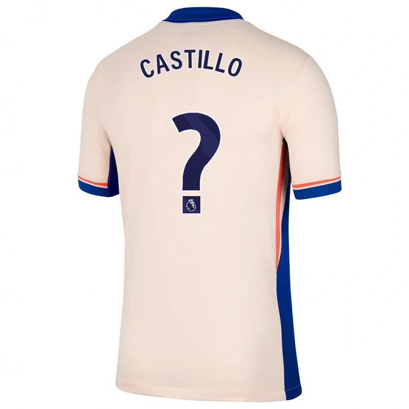 Danxen Mujer Camiseta Juan Castillo #0 Beige Claro 2ª Equipación 2024/25 La Camisa México