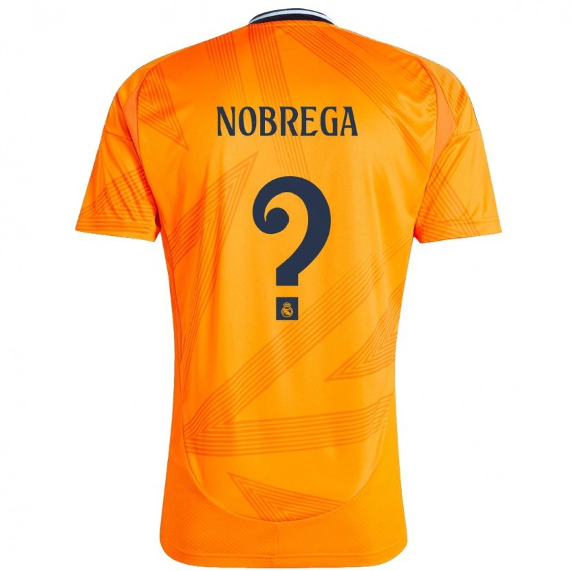 Danxen Mujer Camiseta Abraham Nobrega #0 Naranja 2ª Equipación 2024/25 La Camisa México