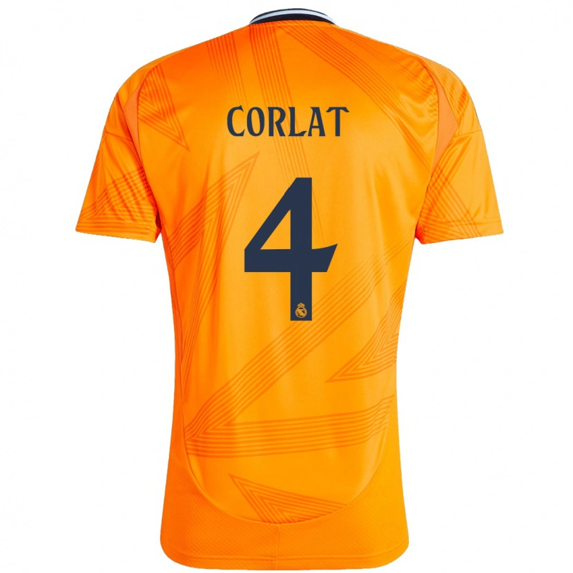 Danxen Mujer Camiseta Edu Corlat #4 Naranja 2ª Equipación 2024/25 La Camisa México