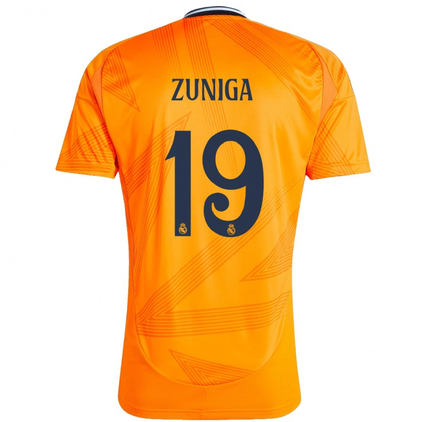 Danxen Mujer Camiseta Loren Zúñiga #19 Naranja 2ª Equipación 2024/25 La Camisa México