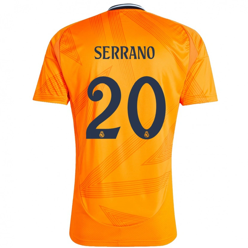 Danxen Mujer Camiseta Manu Serrano #20 Naranja 2ª Equipación 2024/25 La Camisa México