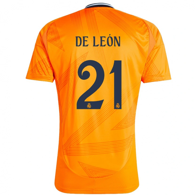 Danxen Mujer Camiseta Jeremy De León #21 Naranja 2ª Equipación 2024/25 La Camisa México