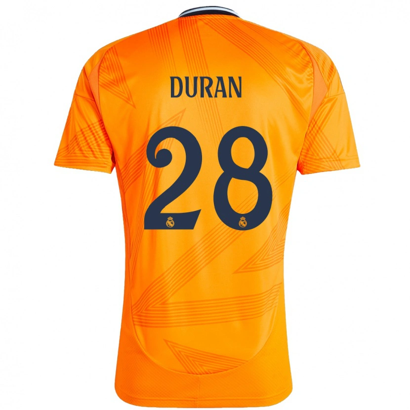 Danxen Mujer Camiseta Pol Duran #28 Naranja 2ª Equipación 2024/25 La Camisa México