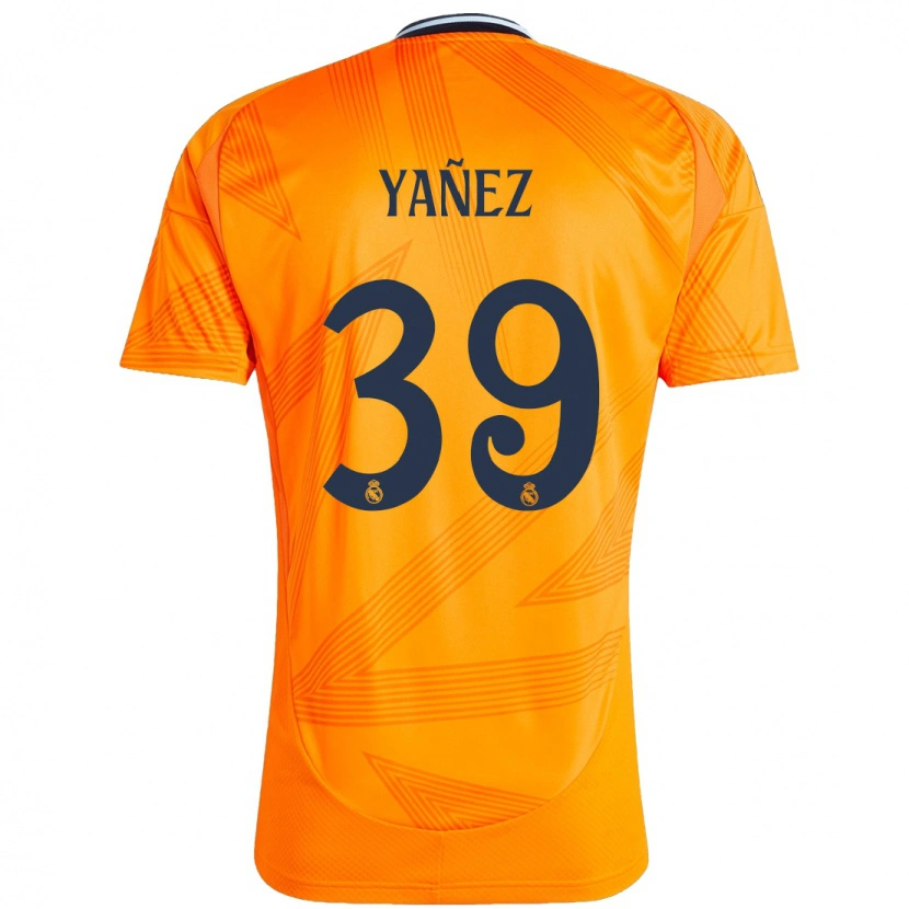 Danxen Mujer Camiseta Daniel Yañez #39 Naranja 2ª Equipación 2024/25 La Camisa México