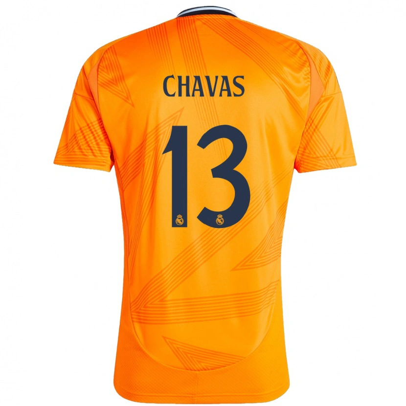 Danxen Mujer Camiseta Mylène Chavas #13 Naranja 2ª Equipación 2024/25 La Camisa México