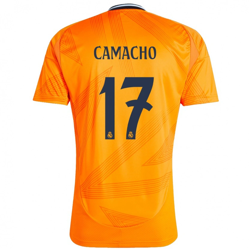 Danxen Mujer Camiseta Carla Camacho #17 Naranja 2ª Equipación 2024/25 La Camisa México