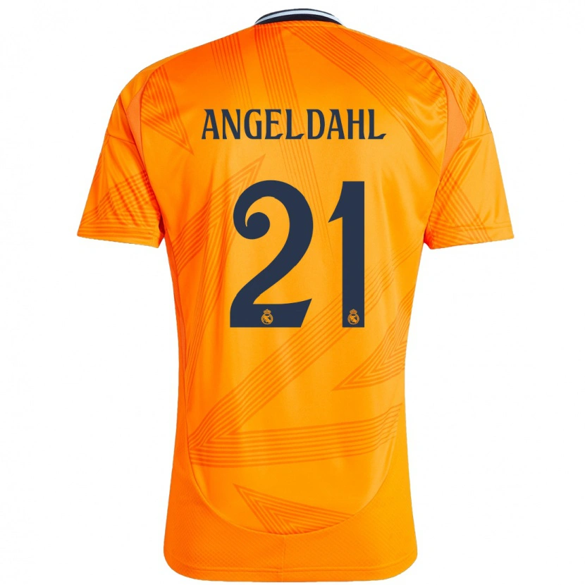 Danxen Mujer Camiseta Filippa Angeldahl #21 Naranja 2ª Equipación 2024/25 La Camisa México