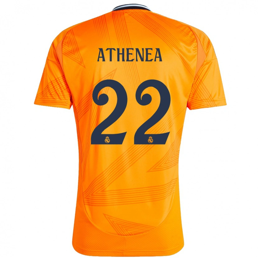 Danxen Mujer Camiseta Athenea Del Castillo #22 Naranja 2ª Equipación 2024/25 La Camisa México