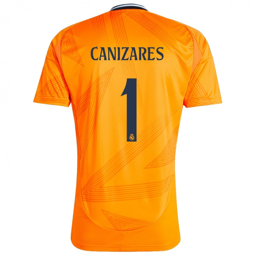 Danxen Mujer Camiseta Lucas Cañizares #1 Naranja 2ª Equipación 2024/25 La Camisa México