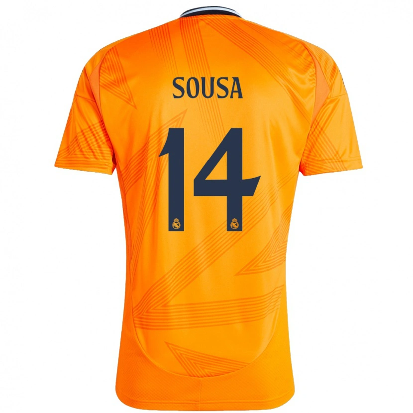 Danxen Mujer Camiseta Kathellen Sousa #14 Naranja 2ª Equipación 2024/25 La Camisa México