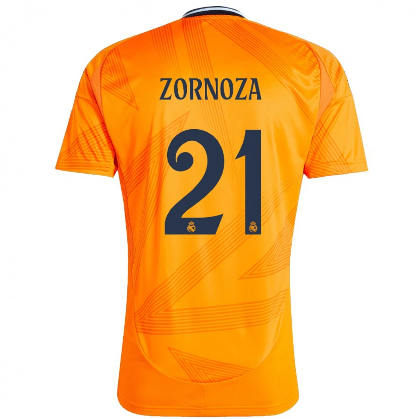 Danxen Mujer Camiseta Claudia Zornoza #21 Naranja 2ª Equipación 2024/25 La Camisa México