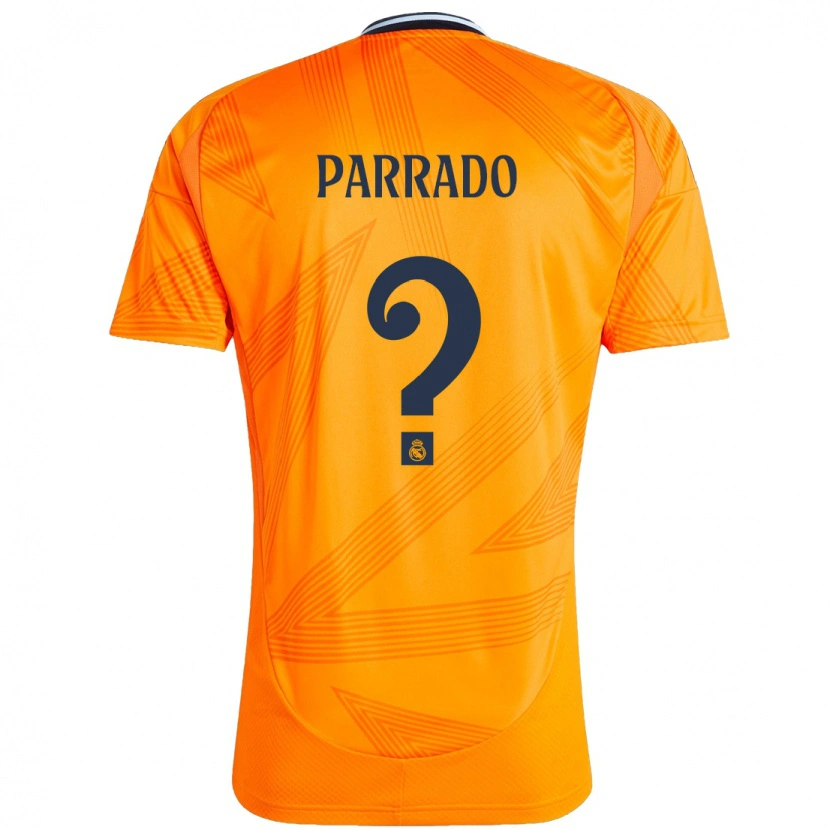 Danxen Mujer Camiseta Diego Parrado #0 Naranja 2ª Equipación 2024/25 La Camisa México