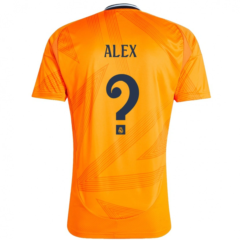 Danxen Mujer Camiseta Alex Sanchez #0 Naranja 2ª Equipación 2024/25 La Camisa México