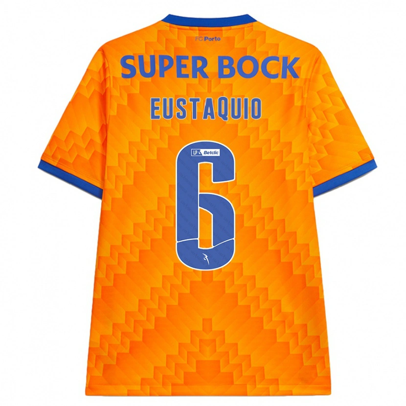 Danxen Mujer Camiseta Stephen Eustaquio #6 Naranja 2ª Equipación 2024/25 La Camisa México