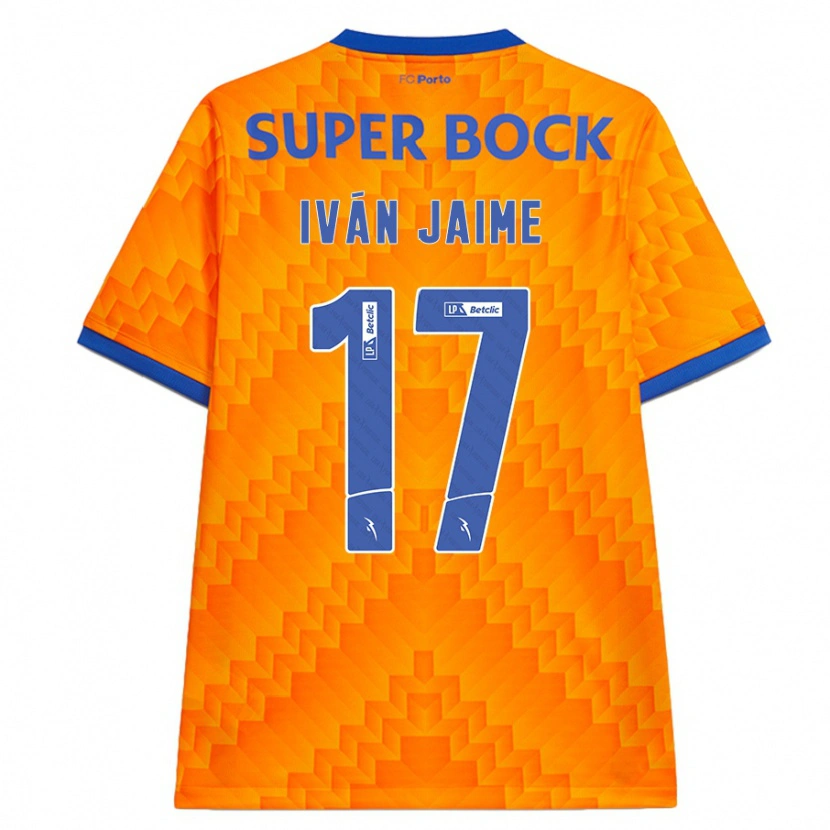 Danxen Mujer Camiseta Iván Jaime #17 Naranja 2ª Equipación 2024/25 La Camisa México