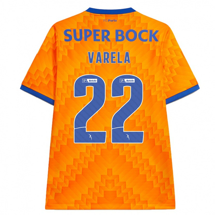 Danxen Mujer Camiseta Alan Varela #22 Naranja 2ª Equipación 2024/25 La Camisa México
