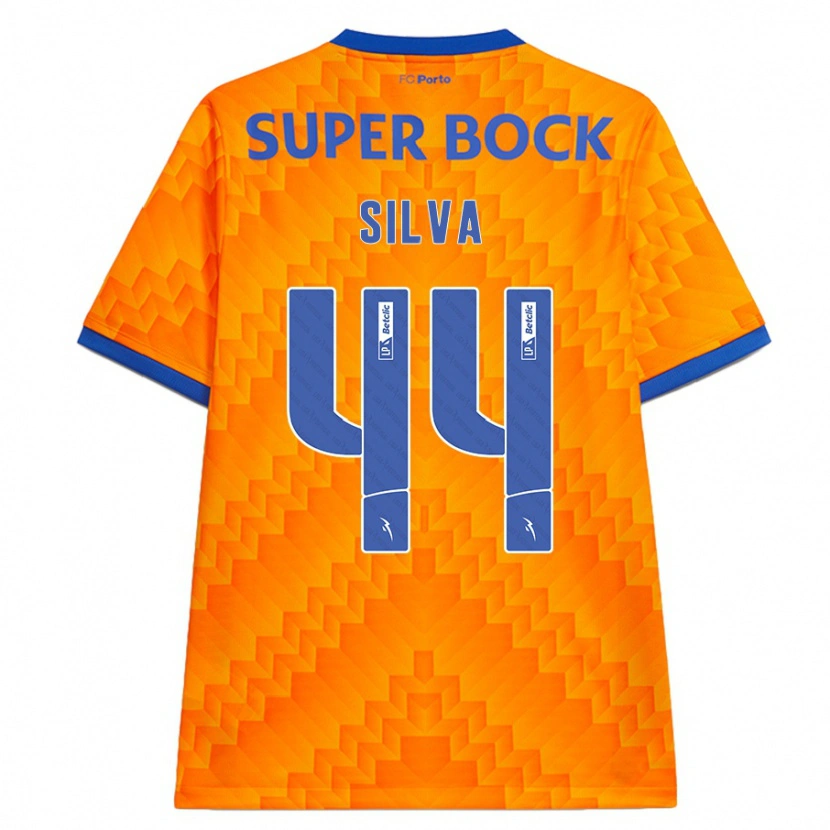 Danxen Mujer Camiseta Felipe Silva #44 Naranja 2ª Equipación 2024/25 La Camisa México