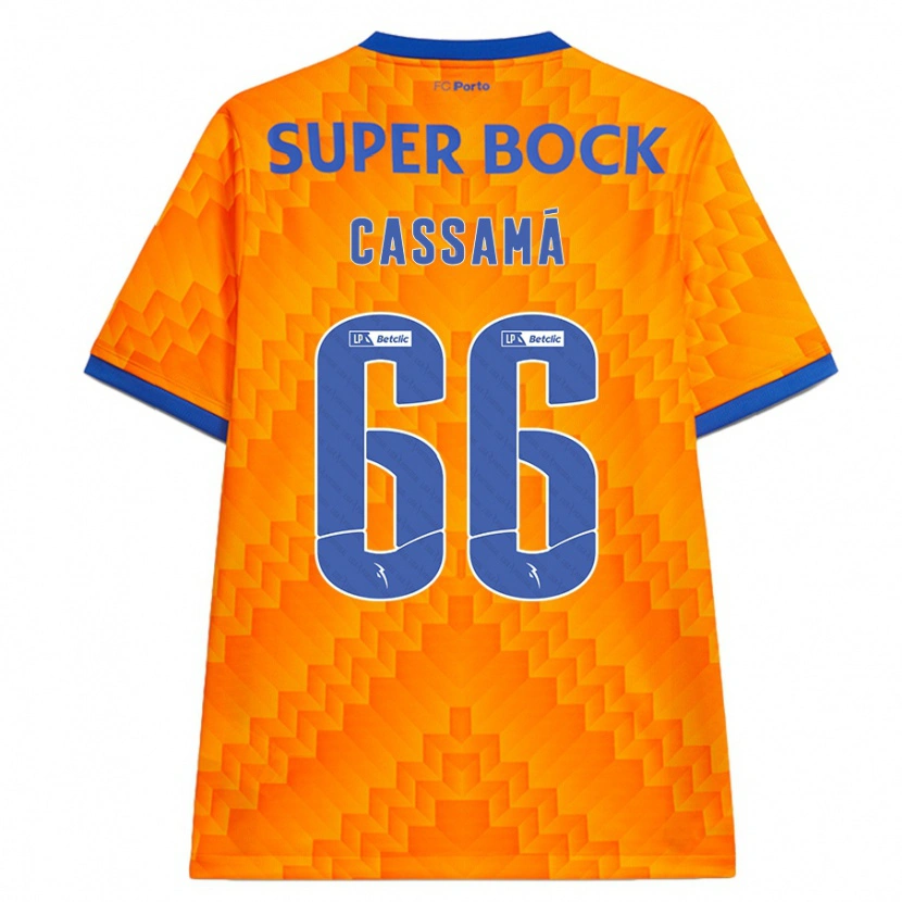 Danxen Mujer Camiseta Adramane Cassamá #66 Naranja 2ª Equipación 2024/25 La Camisa México