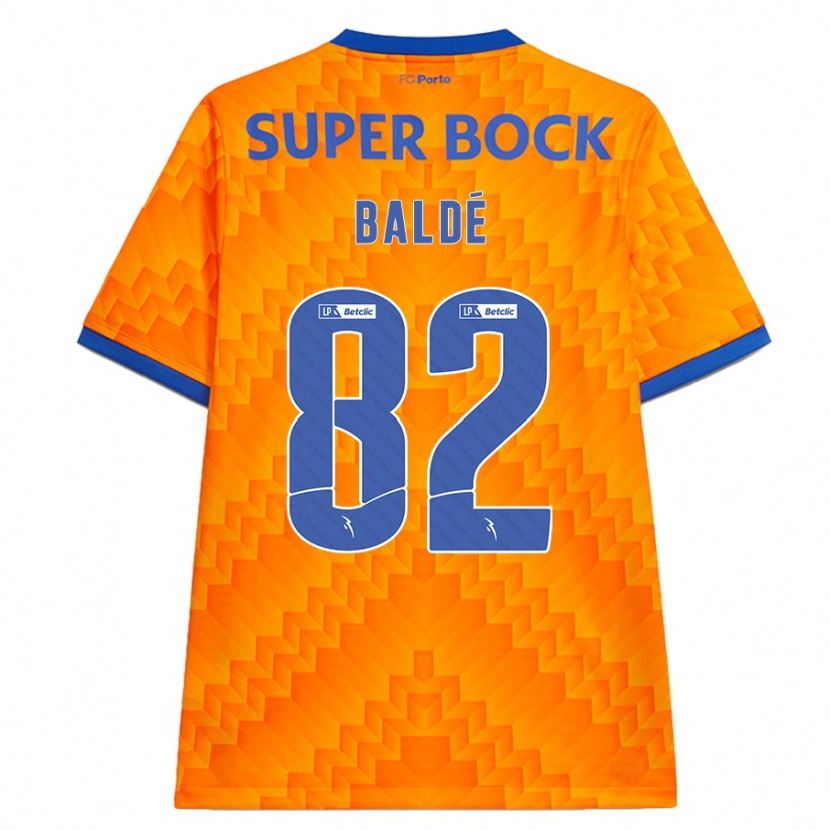 Danxen Mujer Camiseta Alfa Baldé #82 Naranja 2ª Equipación 2024/25 La Camisa México