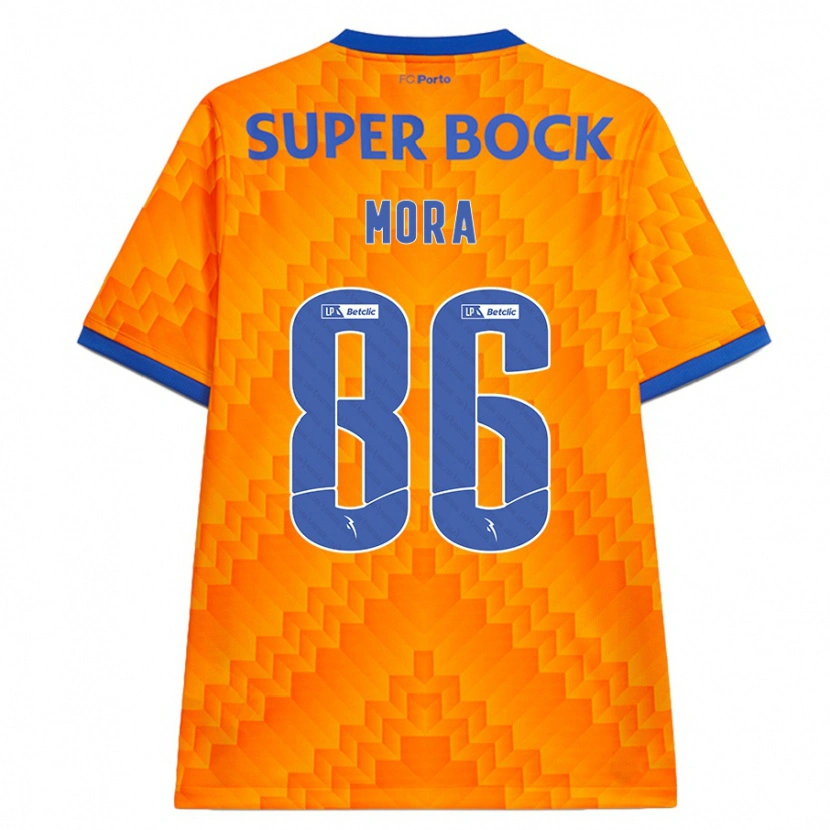 Danxen Mujer Camiseta Rodrigo Mora #86 Naranja 2ª Equipación 2024/25 La Camisa México