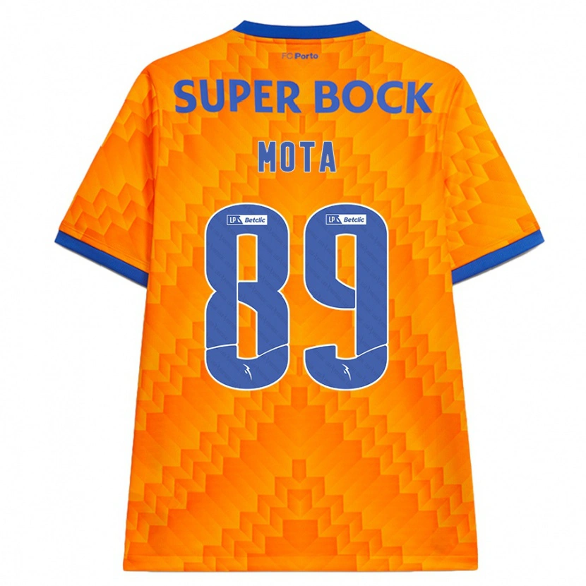 Danxen Mujer Camiseta Luís Mota #89 Naranja 2ª Equipación 2024/25 La Camisa México