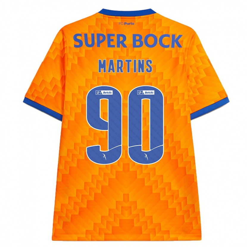 Danxen Mujer Camiseta Gil Martins #90 Naranja 2ª Equipación 2024/25 La Camisa México