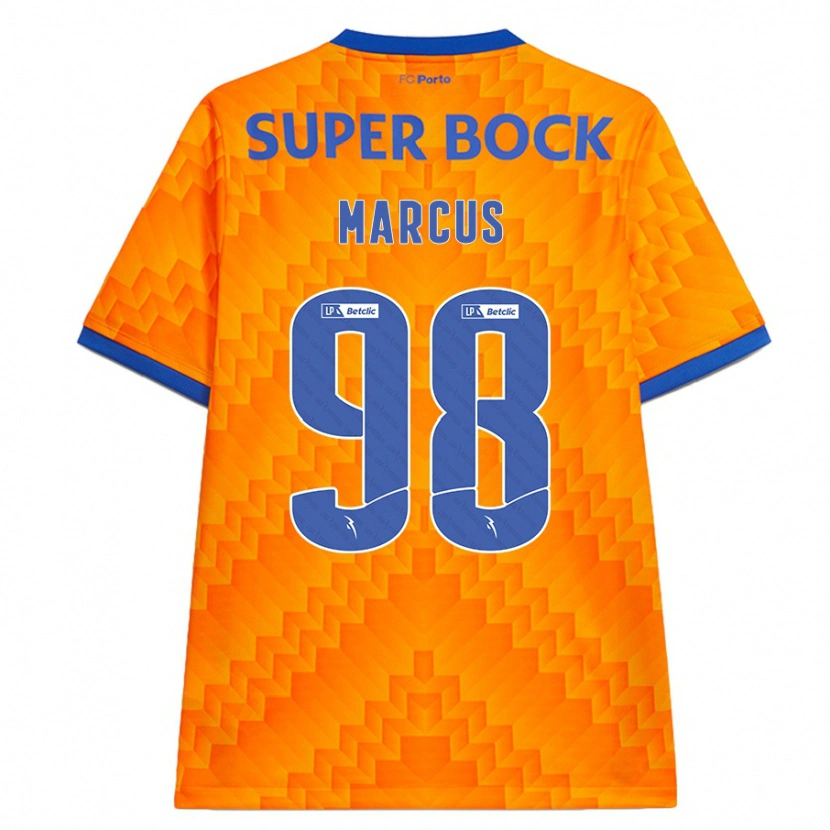 Danxen Mujer Camiseta Abraham Marcus #98 Naranja 2ª Equipación 2024/25 La Camisa México
