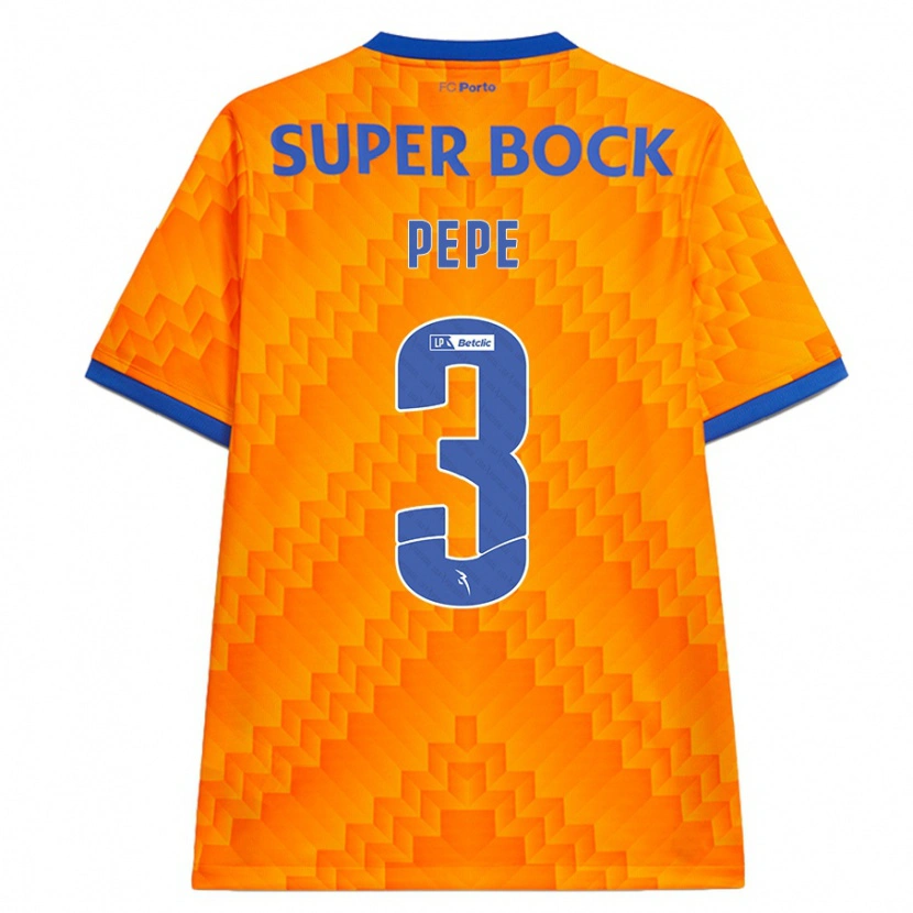 Danxen Mujer Camiseta Pepe #3 Naranja 2ª Equipación 2024/25 La Camisa México