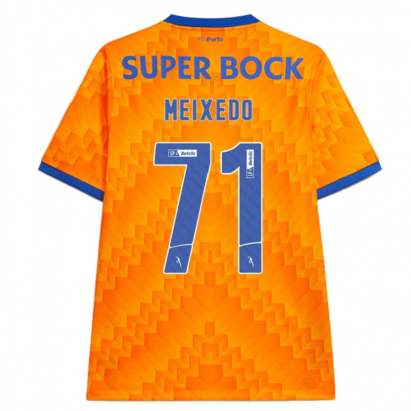 Danxen Mujer Camiseta Francisco Meixedo #71 Naranja 2ª Equipación 2024/25 La Camisa México