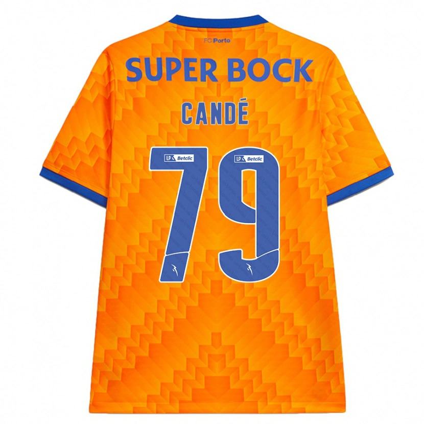 Danxen Mujer Camiseta Umaro Candé #79 Naranja 2ª Equipación 2024/25 La Camisa México