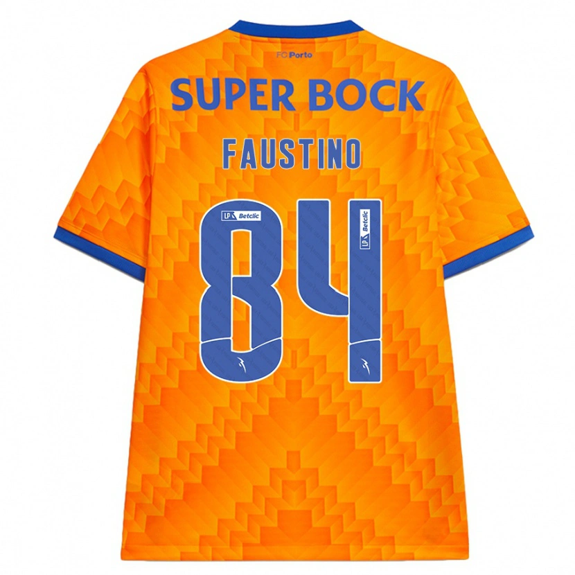 Danxen Mujer Camiseta Levi Faustino #84 Naranja 2ª Equipación 2024/25 La Camisa México