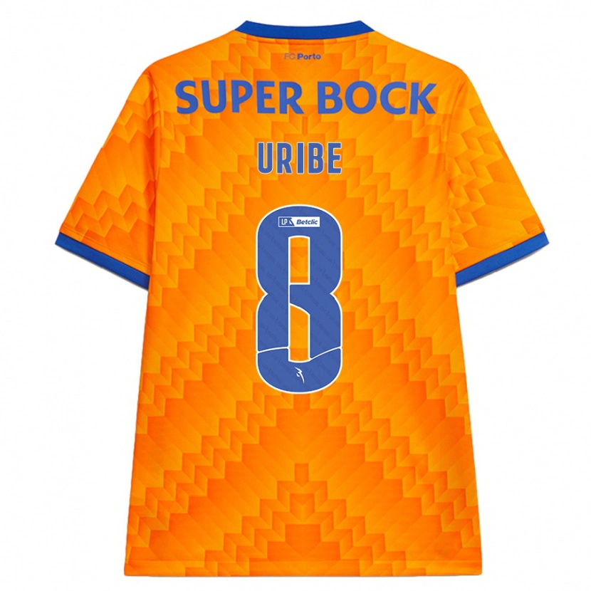 Danxen Mujer Camiseta Mateus Uribe #8 Naranja 2ª Equipación 2024/25 La Camisa México