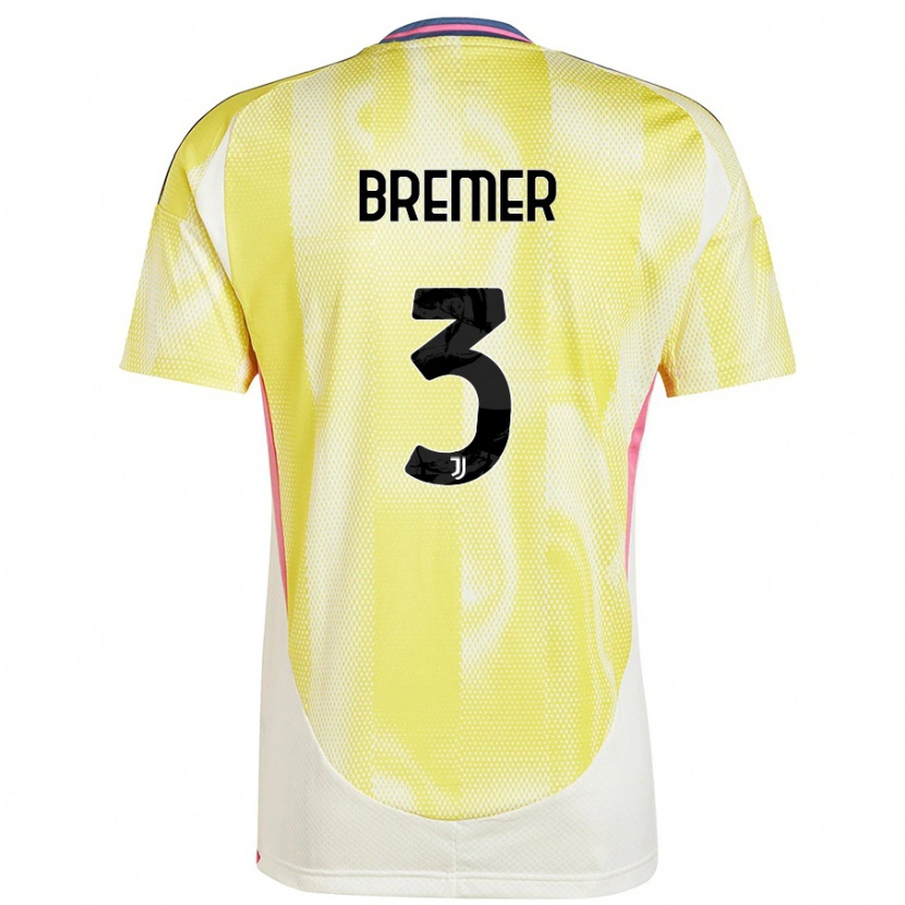 Danxen Mujer Camiseta Bremer #3 Amarillo Solar 2ª Equipación 2024/25 La Camisa México