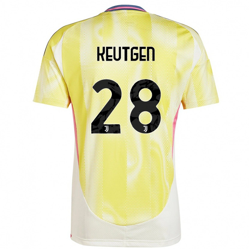 Danxen Mujer Camiseta Enzo Keutgen #28 Amarillo Solar 2ª Equipación 2024/25 La Camisa México