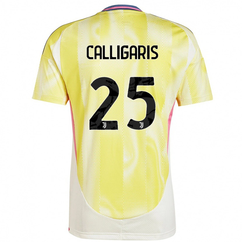 Danxen Mujer Camiseta Viola Calligaris #25 Amarillo Solar 2ª Equipación 2024/25 La Camisa México