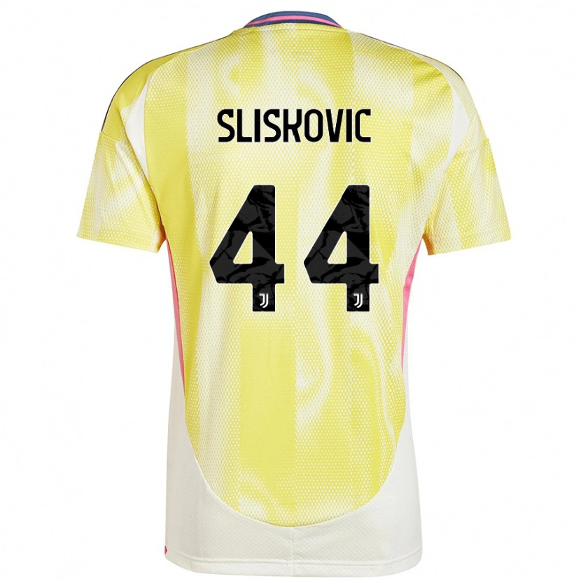 Danxen Mujer Camiseta Gloria Slišković #44 Amarillo Solar 2ª Equipación 2024/25 La Camisa México