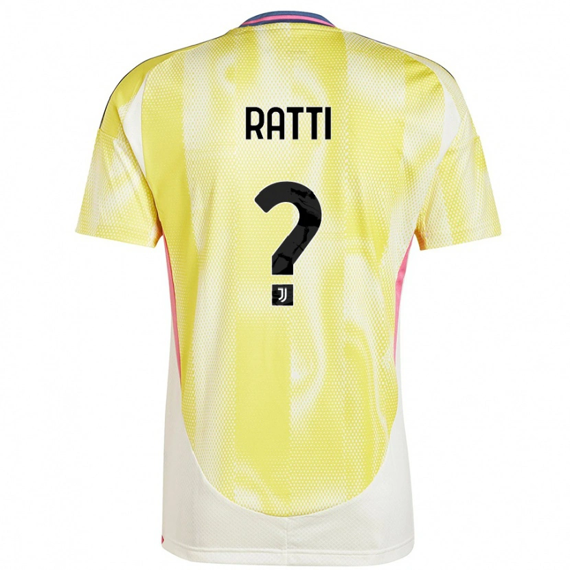 Danxen Mujer Camiseta Leonardo Ratti #0 Amarillo Solar 2ª Equipación 2024/25 La Camisa México
