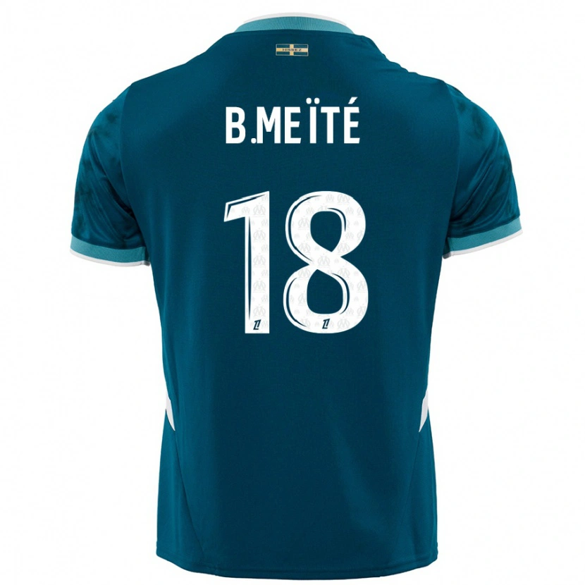 Danxen Mujer Camiseta Bamo Meïté #18 Azul Turquesa 2ª Equipación 2024/25 La Camisa México