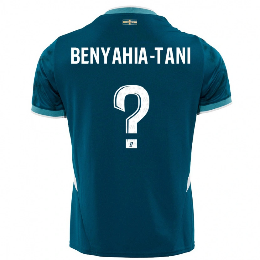Danxen Mujer Camiseta Aylan Benyahia-Tani #0 Azul Turquesa 2ª Equipación 2024/25 La Camisa México