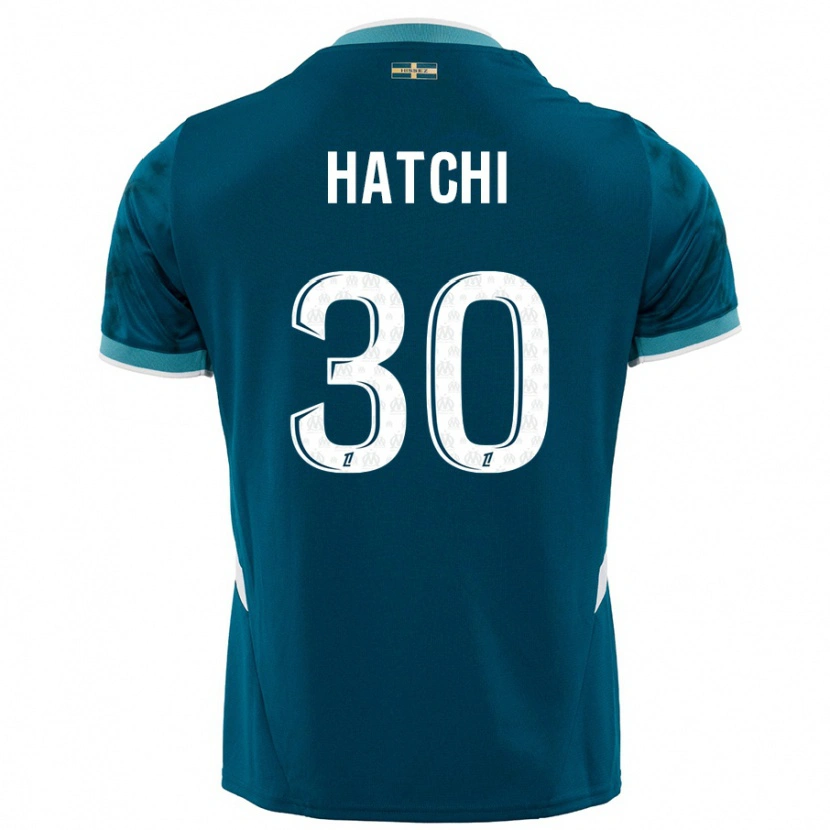 Danxen Mujer Camiseta Anaïs Hatchi #30 Azul Turquesa 2ª Equipación 2024/25 La Camisa México