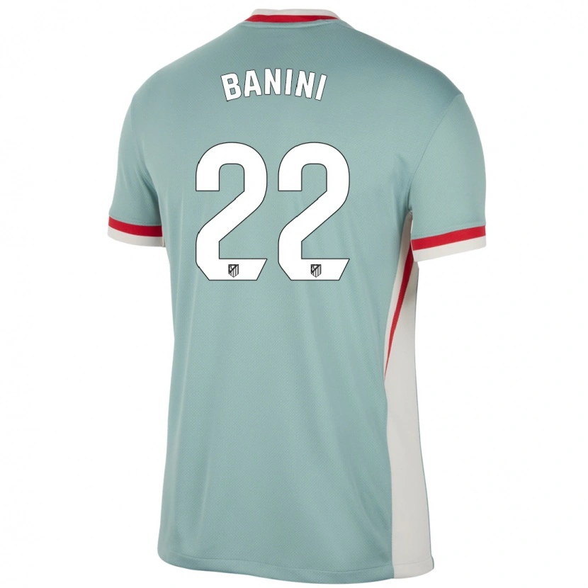 Danxen Mujer Camiseta Estefania Banini #22 Beige Claro Azul 2ª Equipación 2024/25 La Camisa México