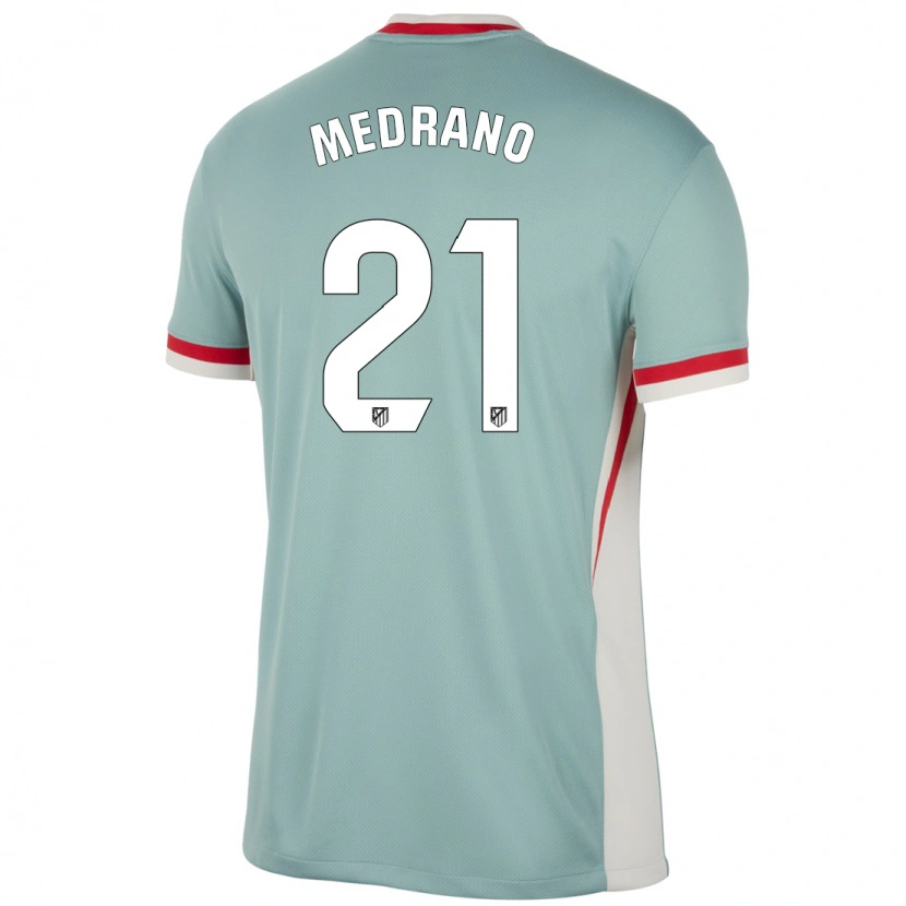 Danxen Mujer Camiseta Fernando Medrano #21 Beige Claro Azul 2ª Equipación 2024/25 La Camisa México
