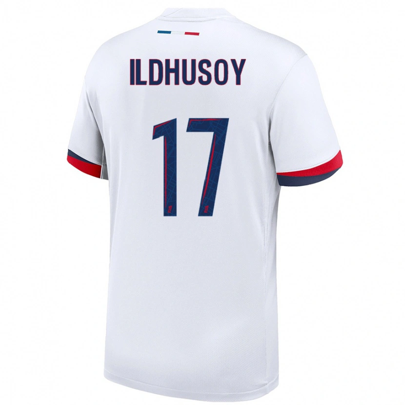 Danxen Mujer Camiseta Celin Bizet Ildhusoy #17 Blanco Azul Rojo 2ª Equipación 2024/25 La Camisa México