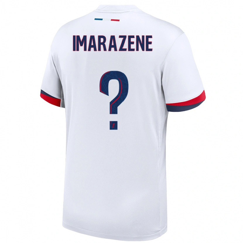 Danxen Mujer Camiseta Katia Imarazene #0 Blanco Azul Rojo 2ª Equipación 2024/25 La Camisa México